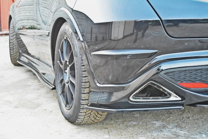 Maxton Design - REAR SIDE SPLITTERS HONDA CIVIC VIII TYPE S/R