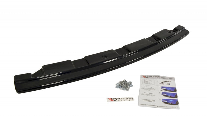 Maxton Design - CENTRAL REAR SPLITTER BMW 5 F11 M-PACK - WITHOUT VERTICAL BARS (FITS TWO SINGLE EXHAUST ENDS)