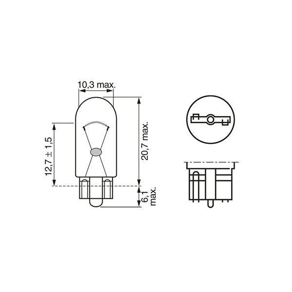 BriteVue Full LED Number Plate Light Units (Pair) – Sealed SMD Replacement (T10 | W5W) - Ford Focus MK2 Facelift (2008-2011)
