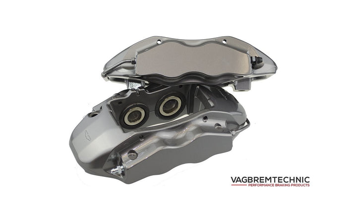 Vagbremtechnic Front Brake Kit - 4 Piston Brembo Caliper - 340x32mm OE Discs - T5/T6 Transporter