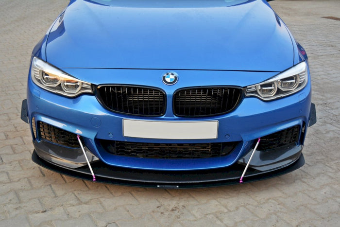 Maxton Design - FRONT RACING SPLITTER V.3 BMW 4 F32 M-SPORT & M-PERFORMANCE (2013-2016)