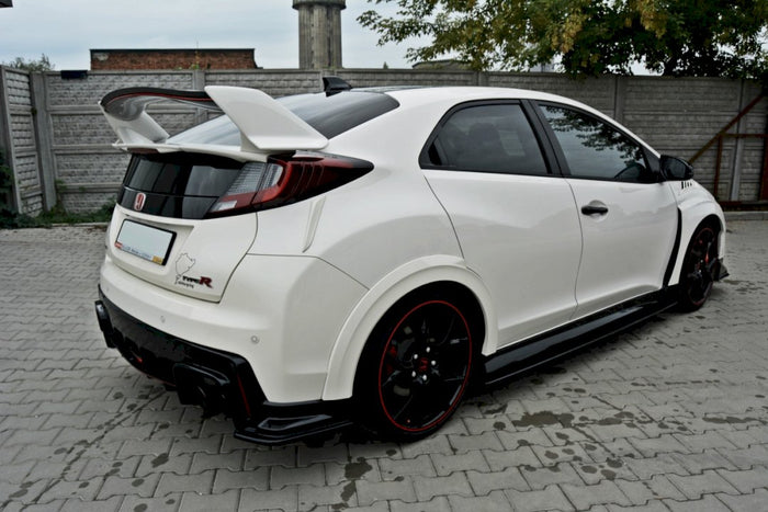 Maxton Design - REAR SIDE SPLITTERS HONDA CIVIC IX TYPE R (2015-2017)