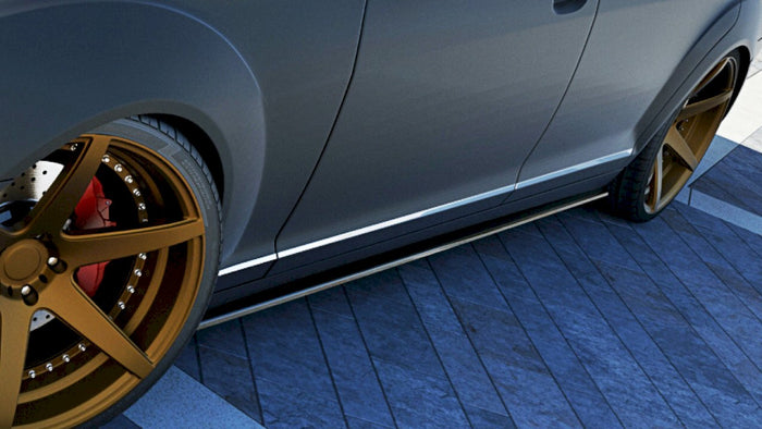 Maxton Design - SIDE SKIRTS DIFFUSERS MERCEDES S-CLASS W221 LONG