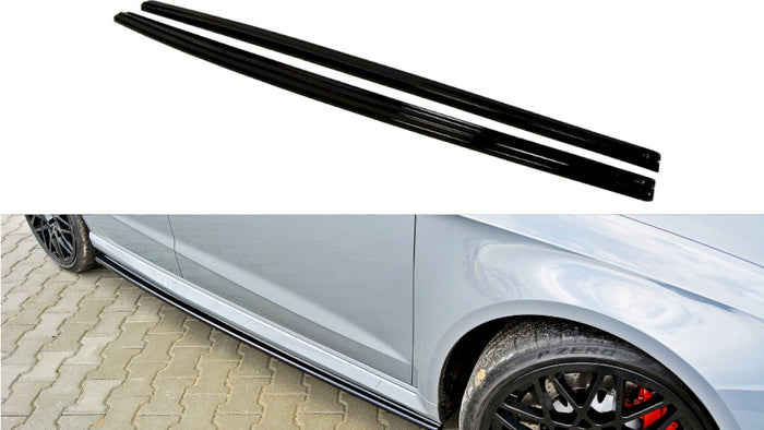 Maxton Design - SIDE SKIRTS DIFFUSERS AUDI RS3 8VA PRE-FACELIFT (2015-2016)