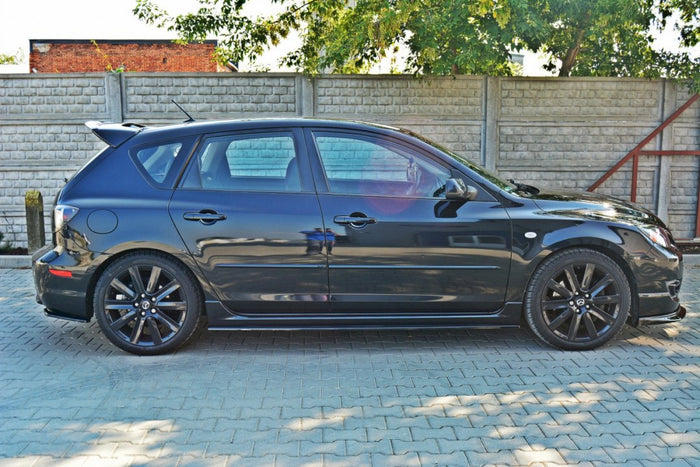 Maxton Design - SIDE SKIRTS DIFFUSERS MAZDA 3 MPS MK1 (PREFACE)