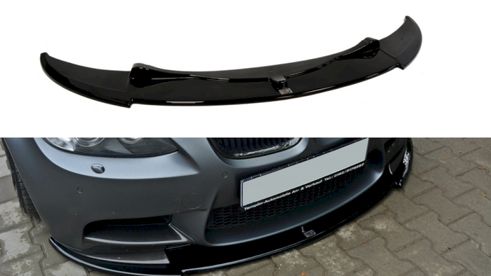 Maxton Design - FRONT SPLITTER BMW M3 E92 / E93 (PREFACE MODEL FITS M PERFORMANCE SPLITTERS)