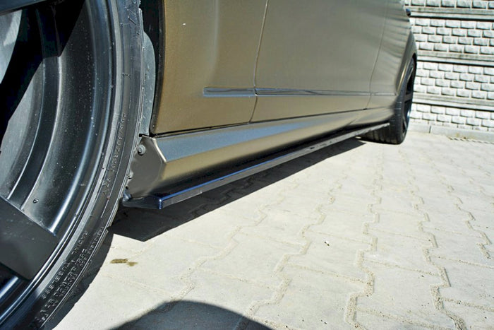 Maxton Design - SIDE SKIRTS DIFFUSERS MERCEDES S-CLASS W221 AMG LWB