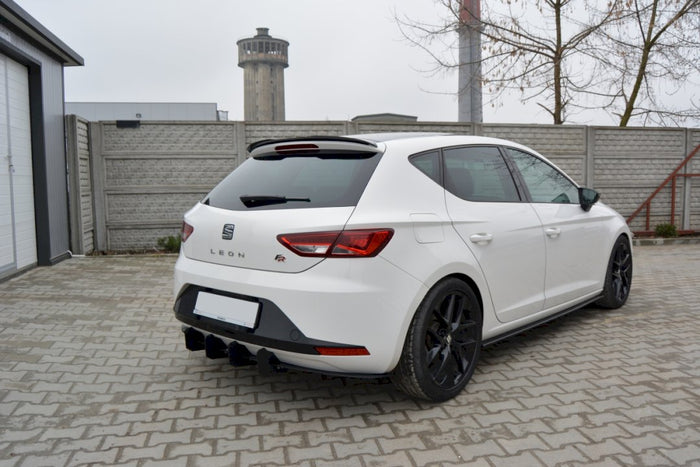 Maxton Design - REAR DIFFUSER SEAT LEON MK3 FR HATCHBACK (2012-2016)