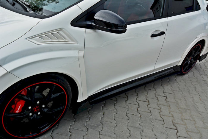 Maxton Design - RACING SIDE SKIRTS DIFFUSERS HONDA CIVIC IX TYPE R (2015-2017)