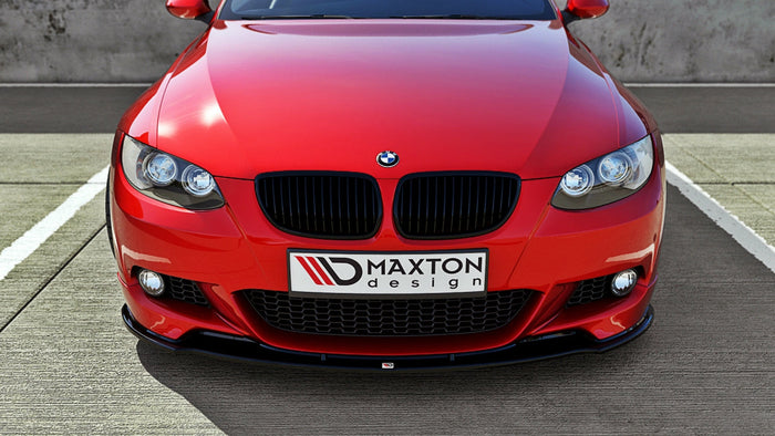 Maxton Design - FRONT SPLITTER BMW 3 E92 M-SPORT (PREFACE MODEL FITS M PERFORMANCE SPLITTERS) 2006-2009