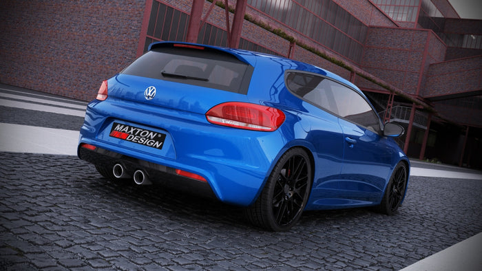 Maxton Design - REAR VALANCE VW SCIROCCO III R WITH 2 EXHAUST HOLES