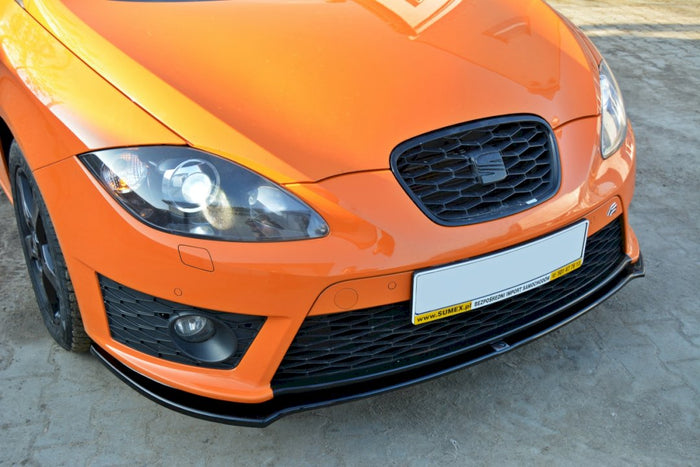 Maxton Design - FRONT SPLITTER V.2 SEAT LEON MK2 CUPRA / FR (FACELIFT)
