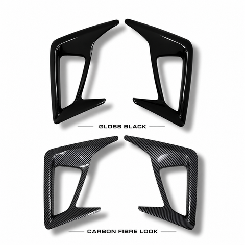 Rear Bumper Reflector Surround for MK4 / MK4.5 Focus | CEUK (Carbon Fibre Look OR Gloss Black)