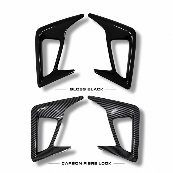 Rear Bumper Reflector Surround for MK4 / MK4.5 Focus | CEUK (Carbon Fibre Look OR Gloss Black)