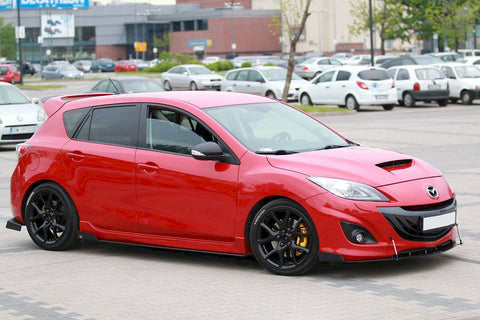 Maxton Design - RACING SIDE SKIRTS DIFFUSERS MAZDA 3 MK2 MPS