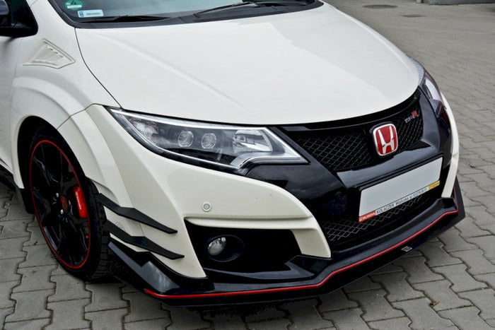 Maxton Design - FRONT RACING SPLITTER V.1 HONDA CIVIC IX TYPE R (2015-2017)