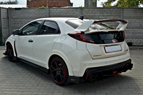 Maxton Design - RACING REAR SIDE SPLITTERS HONDA CIVIC IX TYPE R (2015-2017)