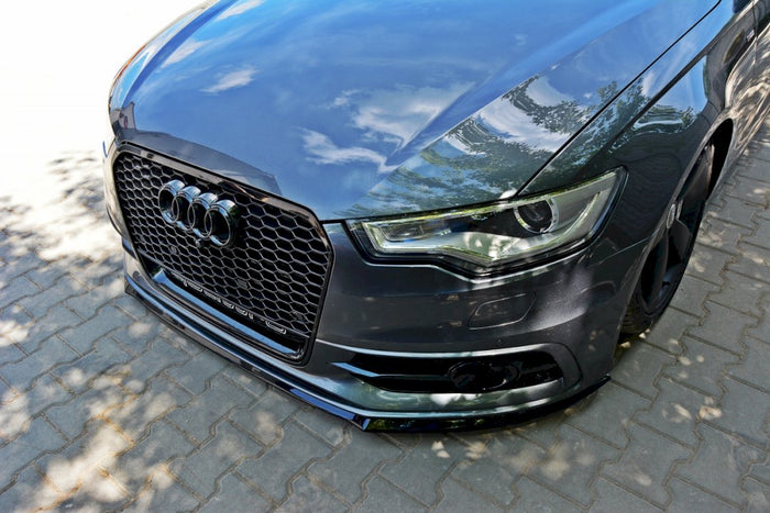 Maxton Design - FRONT SPLITTER V.2 AUDI S6 / A6 C7 S-LINE (2011-2014)