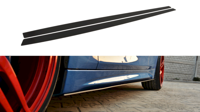 Maxton Design - RACING SIDE SKIRTS SPLITTERS BMW 4 F32 M-SPORT (2013-2016)