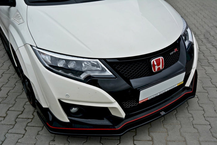 Maxton Design - FRONT SPLITTER V.1 HONDA CIVIC IX TYPE R (2015-2017)