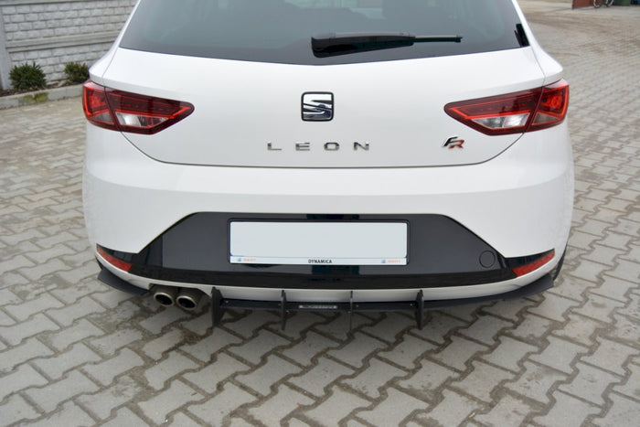 Maxton Design - REAR DIFFUSER SEAT LEON MK3 FR HATCHBACK (2012-2016)