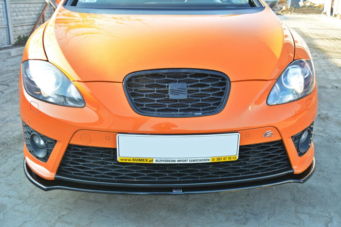 Maxton Design - FRONT SPLITTER V.2 SEAT LEON MK2 CUPRA / FR (FACELIFT)