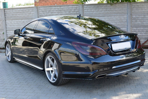 Maxton Design - REAR SIDE SPLITTERS MERCEDES CLS C218 AMG-LINE (2011-2014)