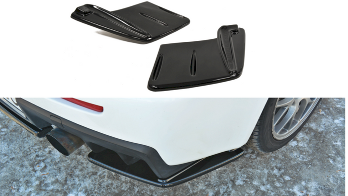 Maxton Design - REAR SIDE SPLITTERS MITSUBISHI LANCER EVO X (2007-2015)