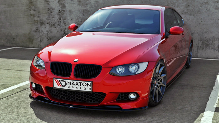 Maxton Design - FRONT SPLITTER BMW 3 E92 M-SPORT (PREFACE MODEL FITS M PERFORMANCE SPLITTERS) 2006-2009