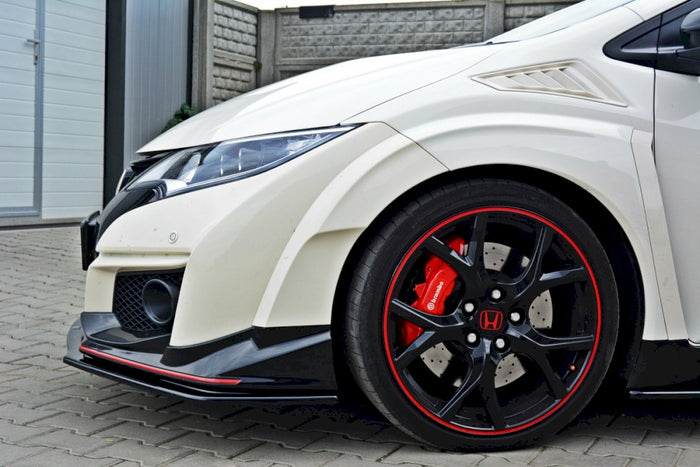 Maxton Design - FRONT SPLITTER V.1 HONDA CIVIC IX TYPE R (2015-2017)