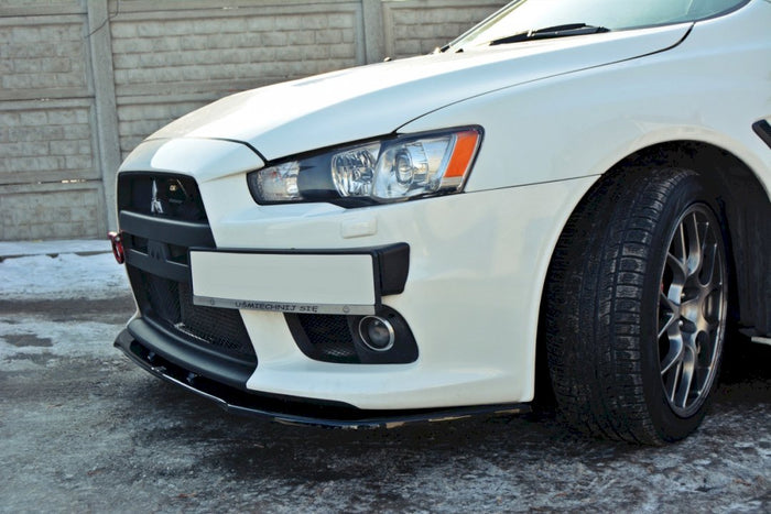 Maxton Design - FRONT SPLITTER V.1 MITSUBISHI LANCER EVO X (2007-2015)
