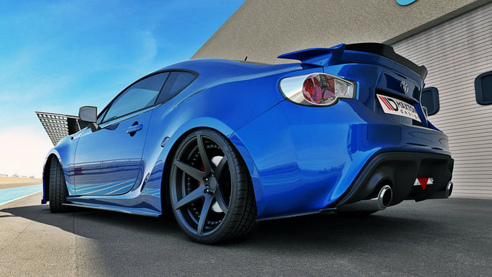 Maxton Design - REAR SIDE SPLITTERS TOYOTA GT86 (2012-2016)