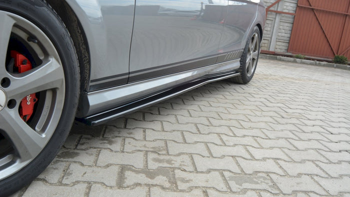 Maxton Design - SIDE SKIRTS DIFFUSERS MERCEDES C W204/S204 AMG-LINE (PREFACE)