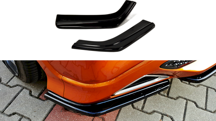 Maxton Design - REAR SIDE SPLITTERS HONDA CIVIC VIII TYPE S/R