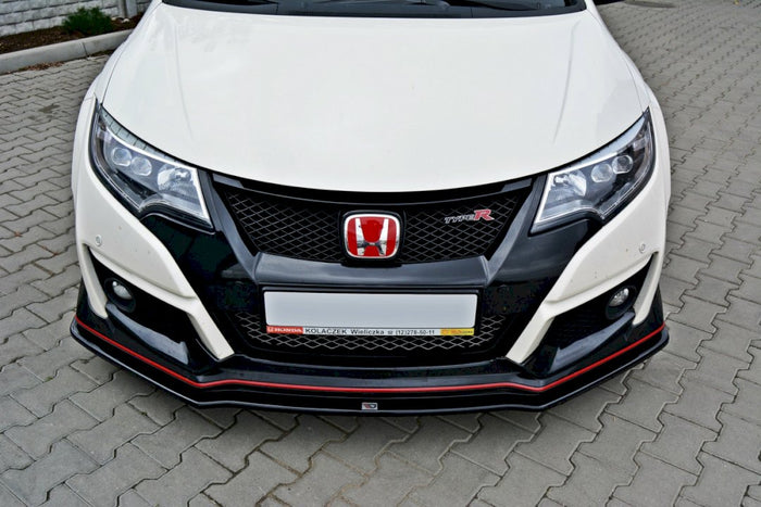 Maxton Design - FRONT SPLITTER V.1 HONDA CIVIC IX TYPE R (2015-2017)