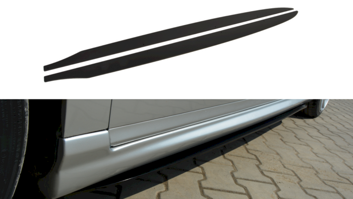 Maxton Design - RACING SIDE SKIRTS DIFFUSERS VW PASSAT B6/B7 R-LINE