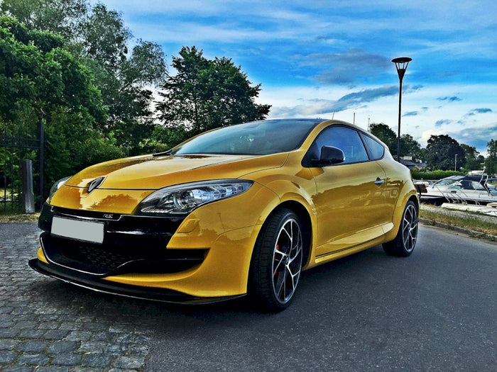 thumbnail image 2 of Maxton Design Front Diffuser Splitter V2 – Gloss Black ABS For Renault Megane 3 RS (RE-ME-3-RS-FD2G) 2 of 3