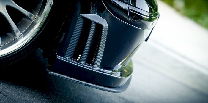Maxton Design - FRONT SPLITTER MERCEDES CLK W209 BLACK (SL BLACK SERIES LOOK)