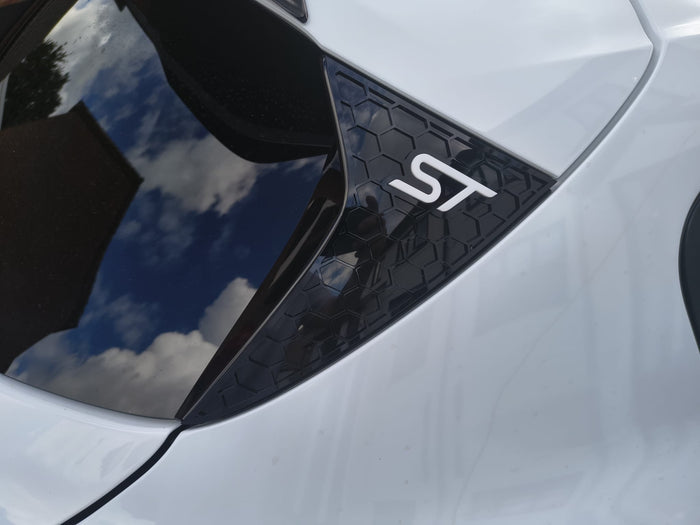 Ford Puma MK2 (ST & ST Line) Rear Window Side Cover (Hex Design)