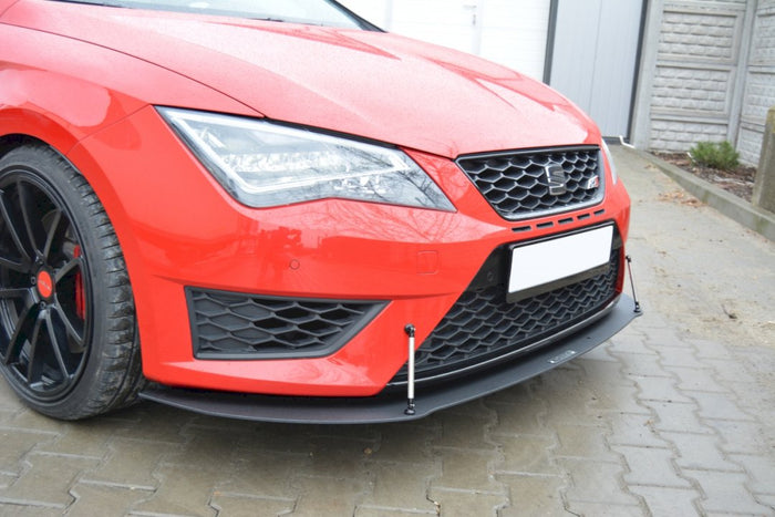 Maxton Design - FRONT RACING SPLITTER SEAT LEON III CUPRA / FR