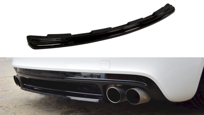 Maxton Design - CENTRAL REAR SPLITTER AUDI TT S 8J (WITHOUT VERTICAL BARS) (2008-13)