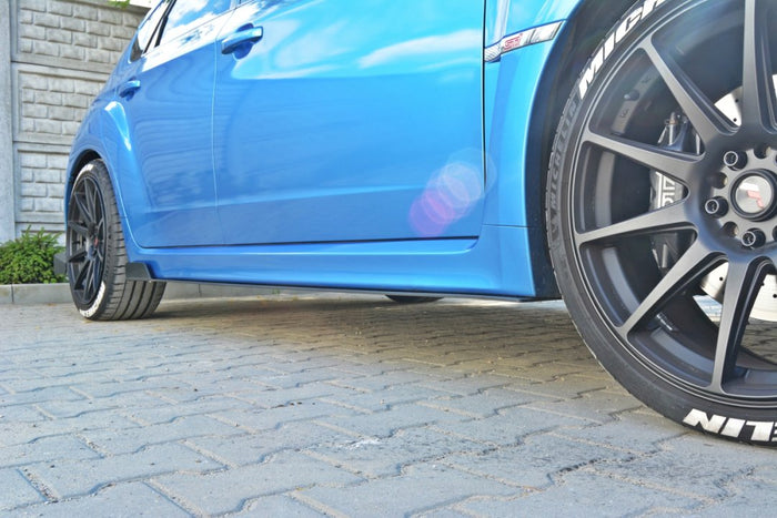 Maxton Design - RACING SIDE SKIRTS DIFFUSERS SUBARU IMPREZA WRX STI 2009-2011