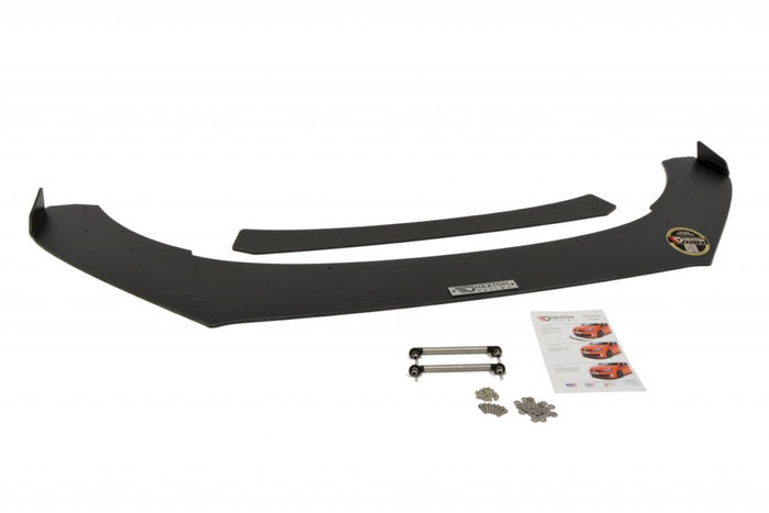 Maxton Design - Front Racing Splitter (with wings) Volkswagen Polo GTI Mk5 Facelift (2015-2017)
