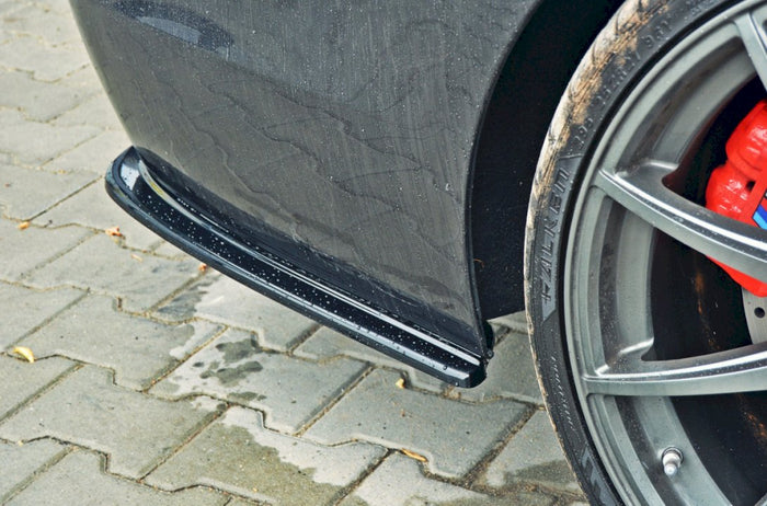 Maxton Design - REAR SIDE SPLITTERS BMW 5 F11 M-PACK (FITS TWO DOUBLE EXHAUST ENDS)