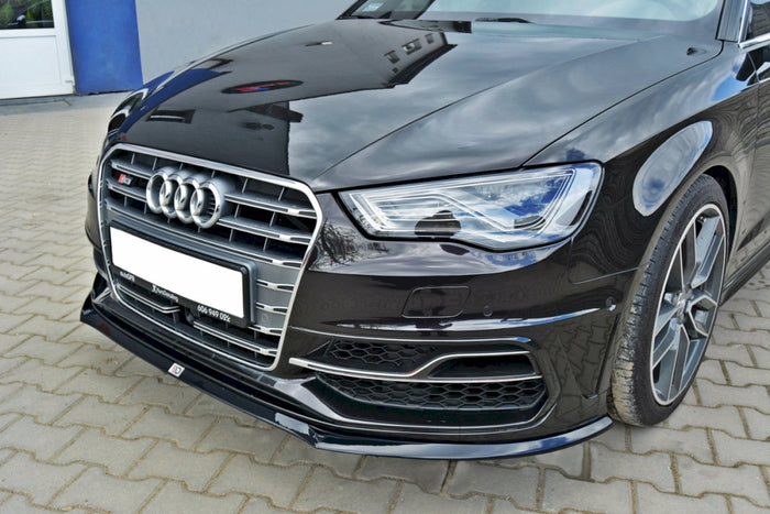 Maxton Design - FRONT SPLITTER AUDI S3 SPORTBACK / AUDI A3 8V SLINE SPORTBACK (2013-2016)