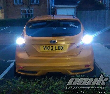 BriteVue 955 Reverse Light Bulb Upgrade – 10 SMD LED with Projector Lens (921 | W16W | T15)