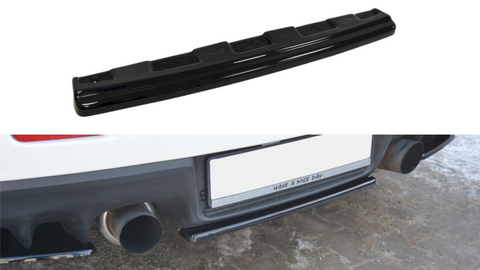 Maxton Design - CENTRAL REAR SPLITTER MITSUBISHI LANCER EVO X (WITHOUT/VERTICAL BARS) (2007-2015)