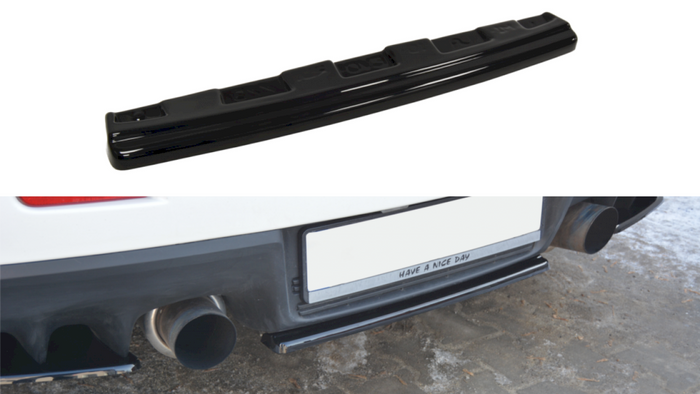 Maxton Design - CENTRAL REAR SPLITTER MITSUBISHI LANCER EVO X (WITHOUT/VERTICAL BARS) (2007-2015)