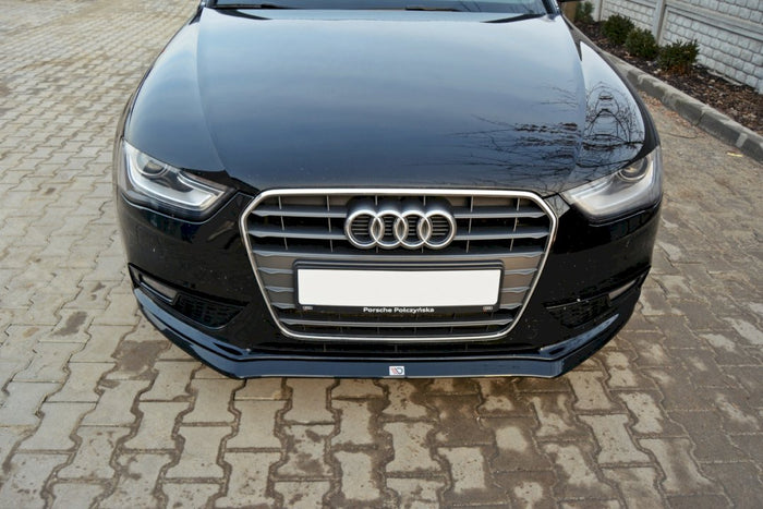 Maxton Design - FRONT SPLITTER V.2 AUDI A4 B8 (FACELIFT)