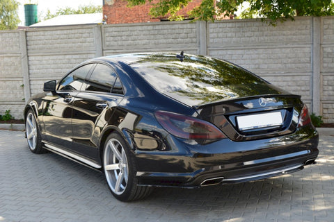Maxton Design - CENTRAL REAR SPLITTER MERCEDES CLS C218 AMG-LINE (WITHOUT A VERTICAL BAR) (2011-2014)